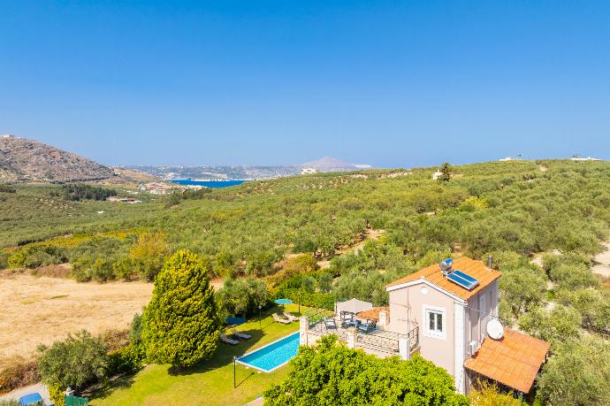 Aerial view of villa . - Villa Dimitris . (Галерея фотографий) }}