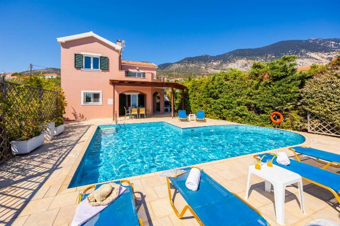 ,Beautiful villa with private pool and terrace with sea views . - Villa Thalia Katerina . (Photo Gallery) }}