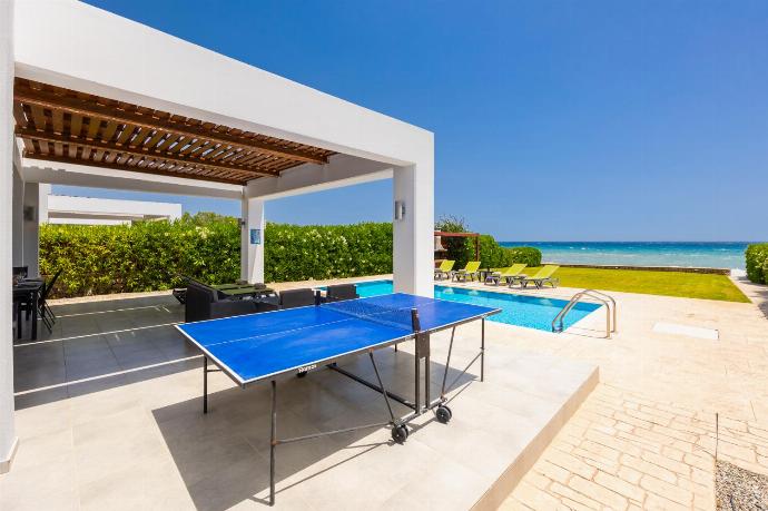 Terrace area with table tennis . - Villa Metis . (Photo Gallery) }}