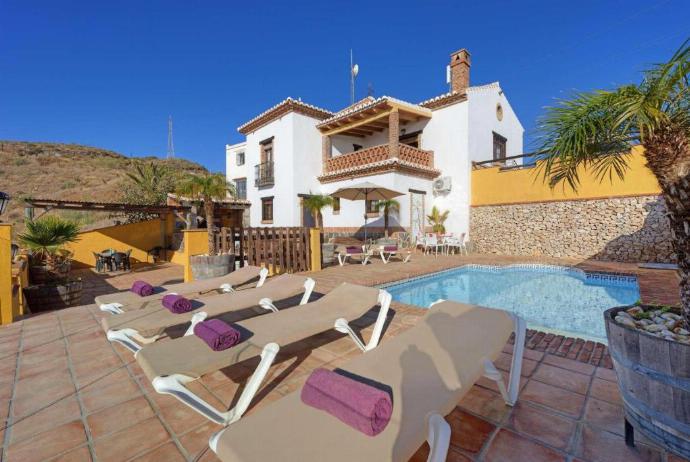 ,Beautiful villa with private pool and terrace with panoramic sea views . - Villa Benizan . (Photo Gallery) }}