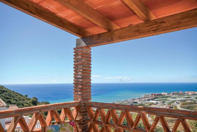 Terrace with a sea view . - Villa Benizan . (Photo Gallery) }}