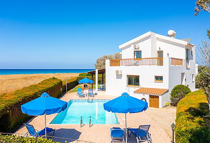 ,Beautiful villa with private pool, terrace, and garden with sea views . - Blue Bay Villa Thea . (Photo Gallery) }}