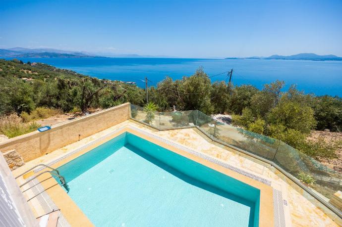 View of pool from balcony . - Villa Sunrise . (Photo Gallery) }}