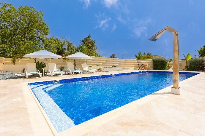 Private pool, terrace, and garden . - Villa Elite . (Photo Gallery) }}