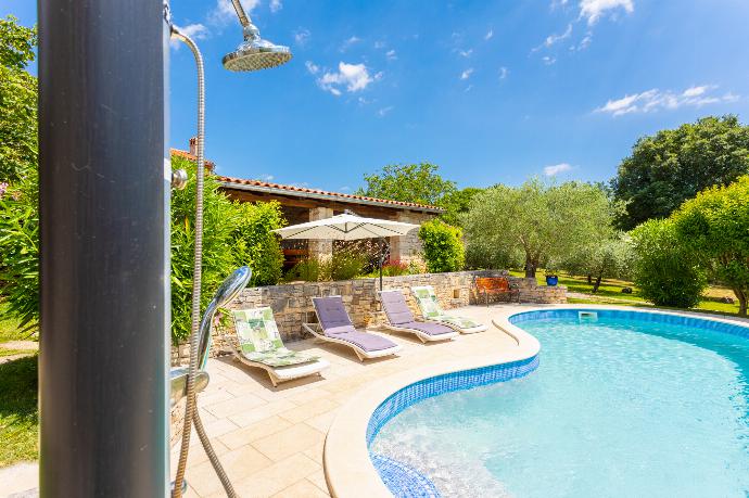 Private pool, terraces, and garden . - Villa Di Vino . (Photo Gallery) }}