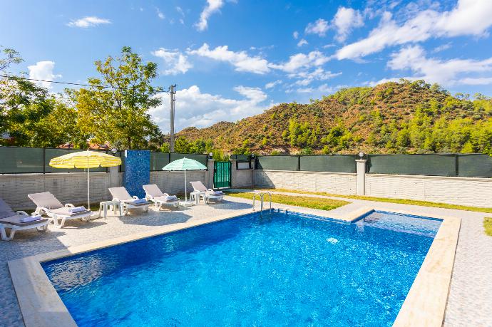 Private pool and terrace . - Villa Sasha 3 . (Photo Gallery) }}