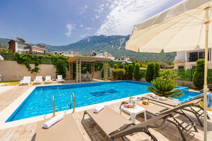 Private pool and terrace . - Villa Premium F . (Photo Gallery) }}