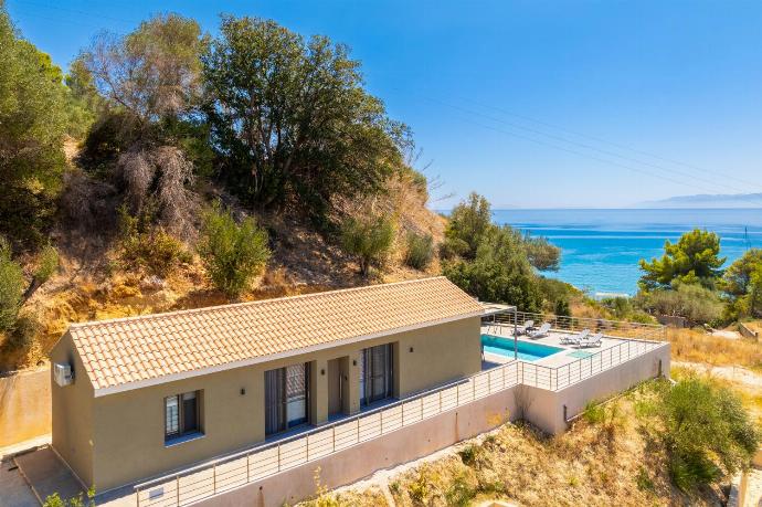 Beautiful villa with private pool and terrace with sea views . - Villa Angela . (Galleria fotografica) }}