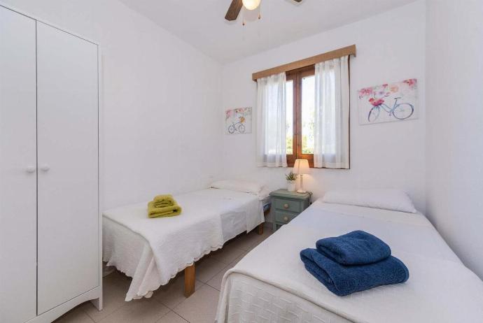Twin bedroom  . - Villa Binibels . (Photo Gallery) }}