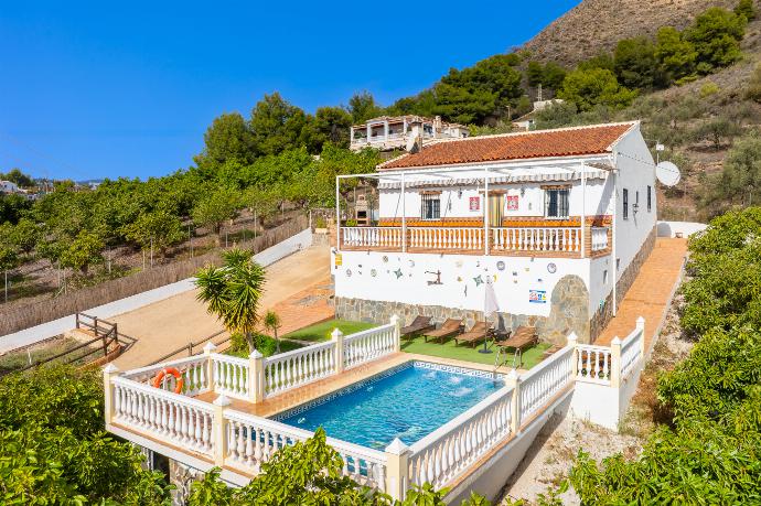 ,Beautiful villa with private pool and terrace with panoramic sea views . - Villa Medina Paloma . (Photo Gallery) }}