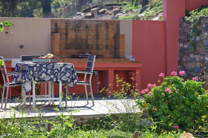 Terrace area with BBQ . - Villa Margarita . (Photo Gallery) }}