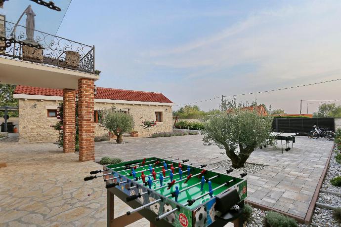 Outdoor table football . - Villa Tereza . (Photo Gallery) }}