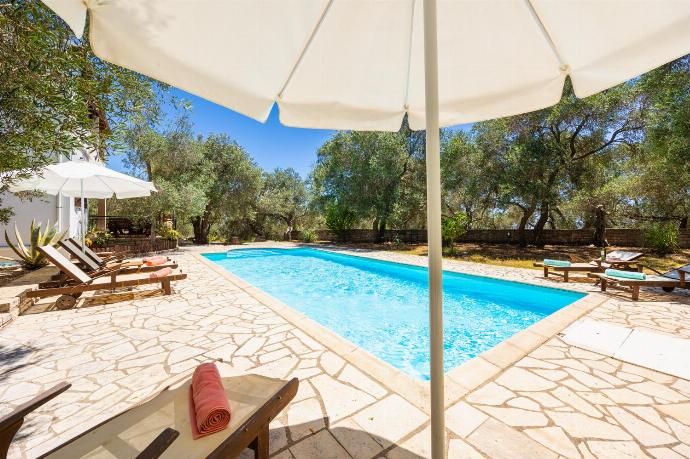 Private pool, terrace, and garden . - Villa Alkyon . (Photo Gallery) }}