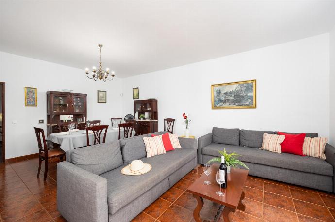 Living room with sofas, dining area, WiFi internet, and satellite TV . - Casa Sao Jose . (Photo Gallery) }}