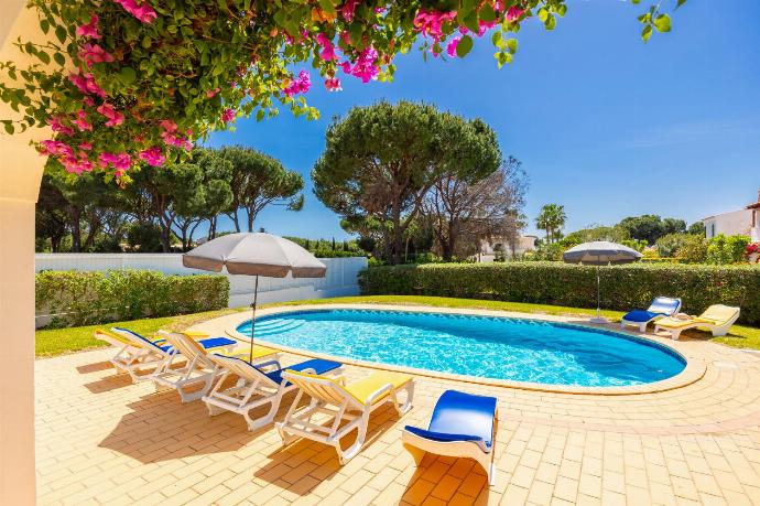 Private pool, terrace, and garden . - Villa Cavaco . (Photo Gallery) }}