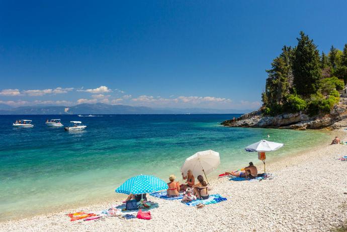 Local beach . - Stefanos Cottage . (Galerie de photos) }}