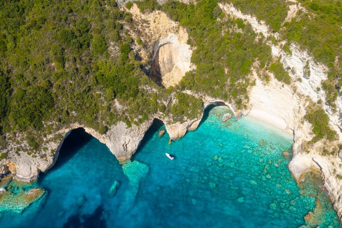 Sea caves . - Stefanos Cottage . (Galería de imágenes) }}