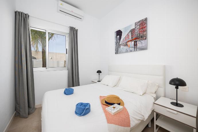 Double bedroom with A/C . - Villa Janubio . (Photo Gallery) }}