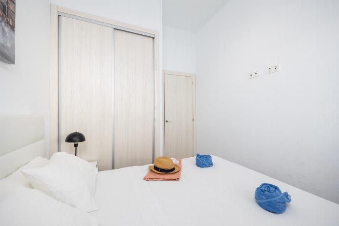 Double bedroom with A/C . - Villa Janubio . (Photo Gallery) }}