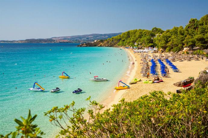 Local beach . - Villa Eleftheria . (Галерея фотографий) }}