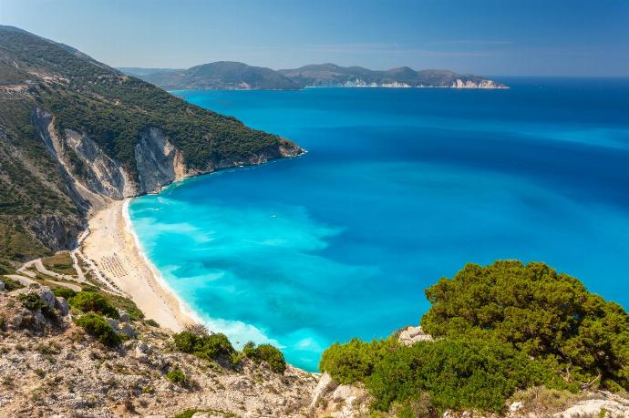 Myrtos Beach . - Villa Eleftheria . (Galería de imágenes) }}