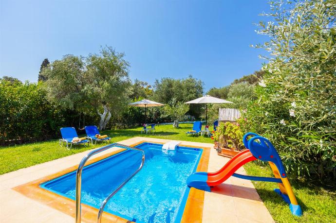 Private pool, terrace, and garden . - Villa Memi . (Photo Gallery) }}