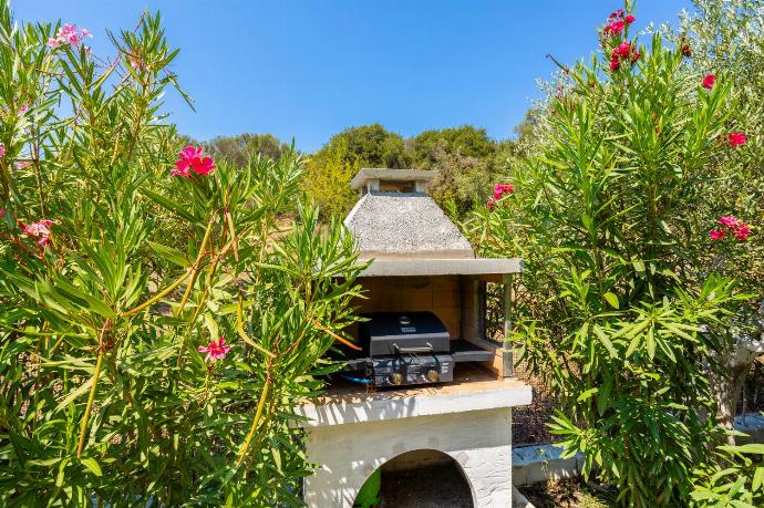 Garden area with BBQ . - Villa Memi . (Galería de imágenes) }}