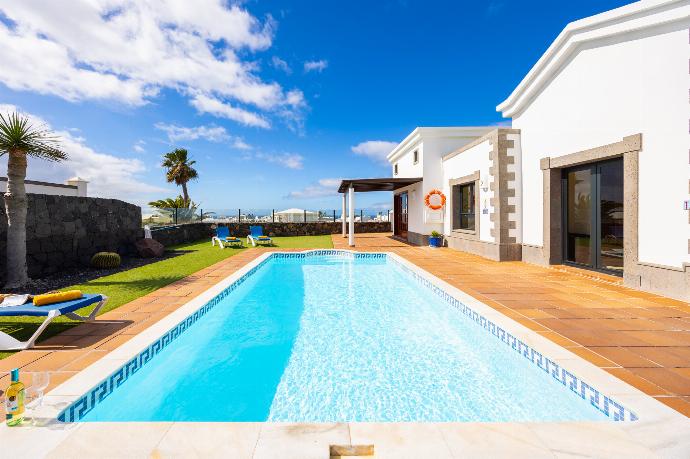 Private pool and terrace . - Villa Dragos . (Photo Gallery) }}