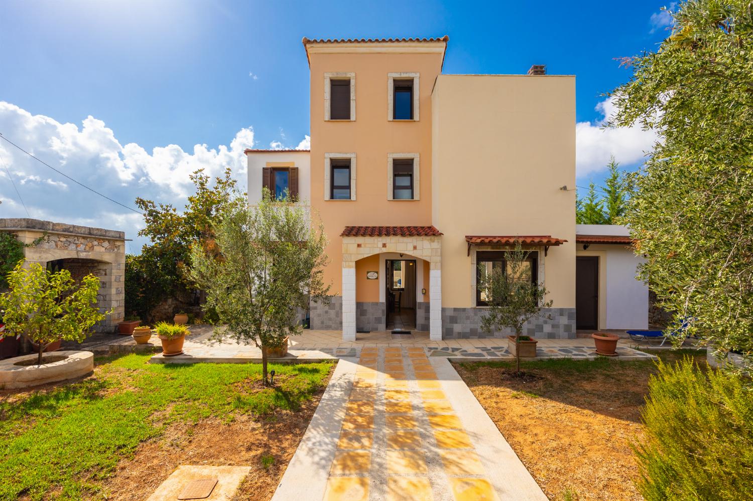 Entrance to villa