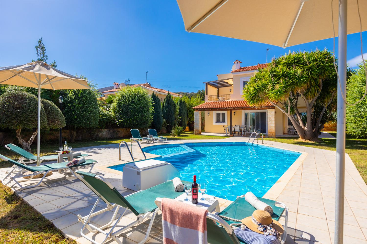 Beautiful villa with private pool, terrace, and garden