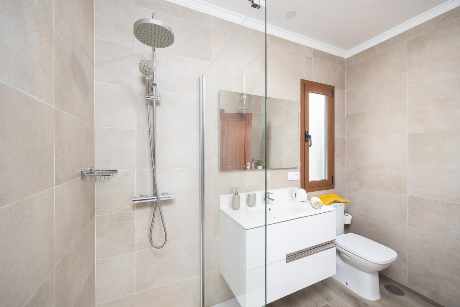 Family bathroom with shower