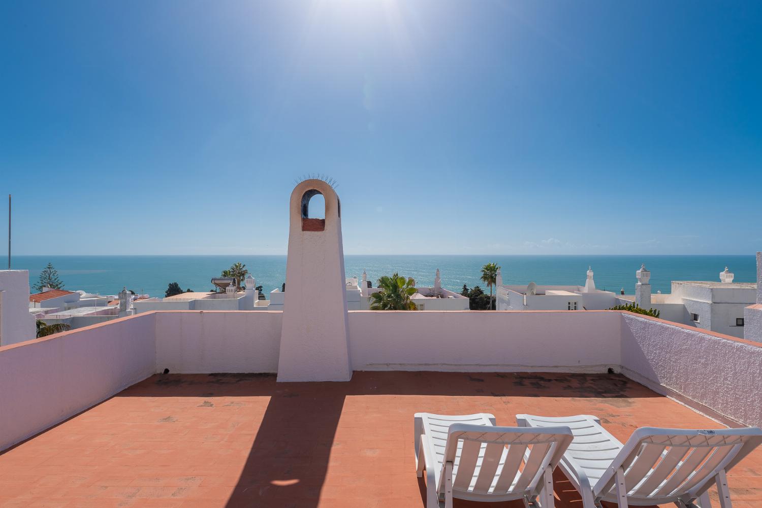 Roof terrace with a panoramic sea view