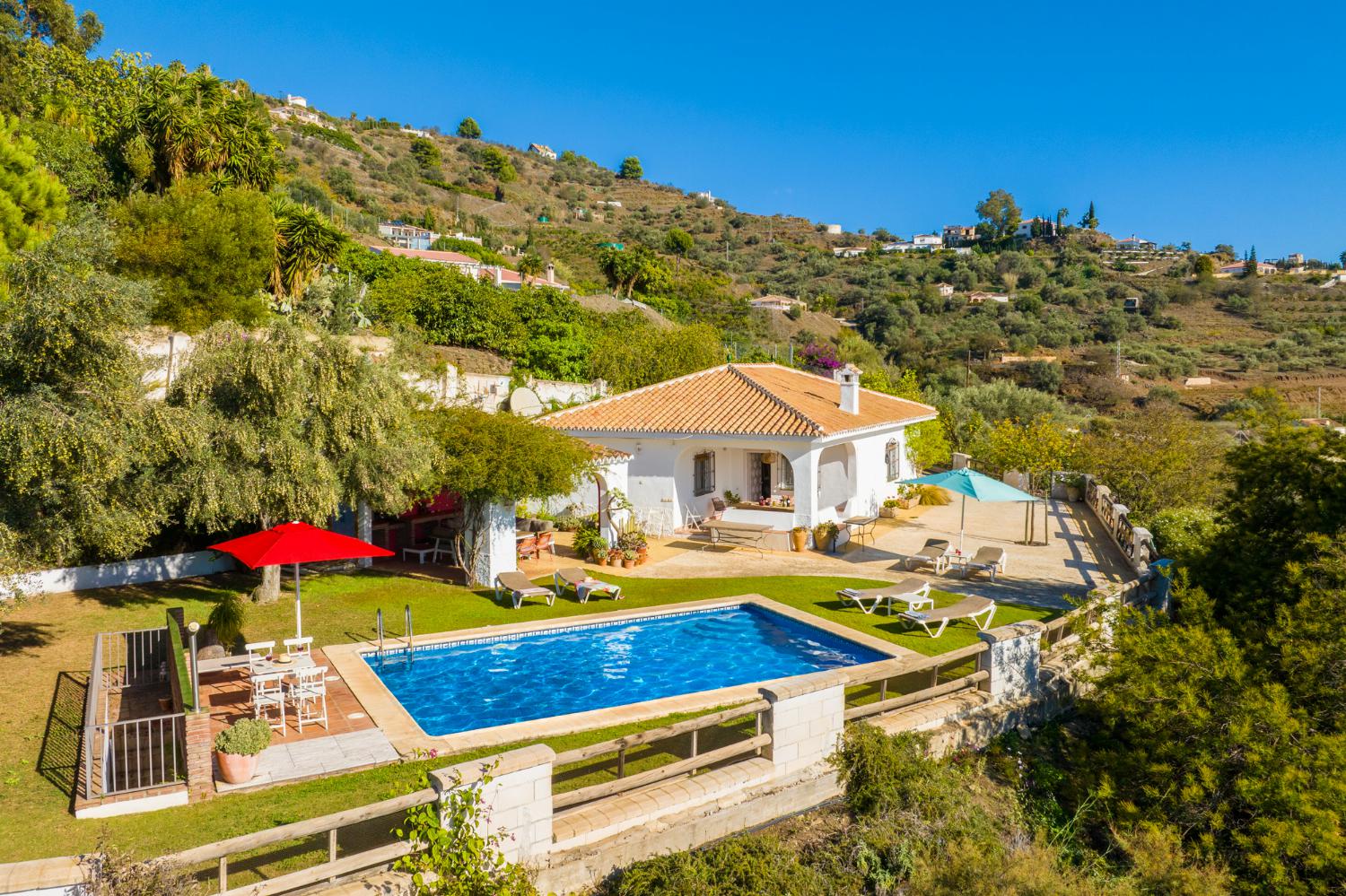 ,Aerial view of Villa La Higuera