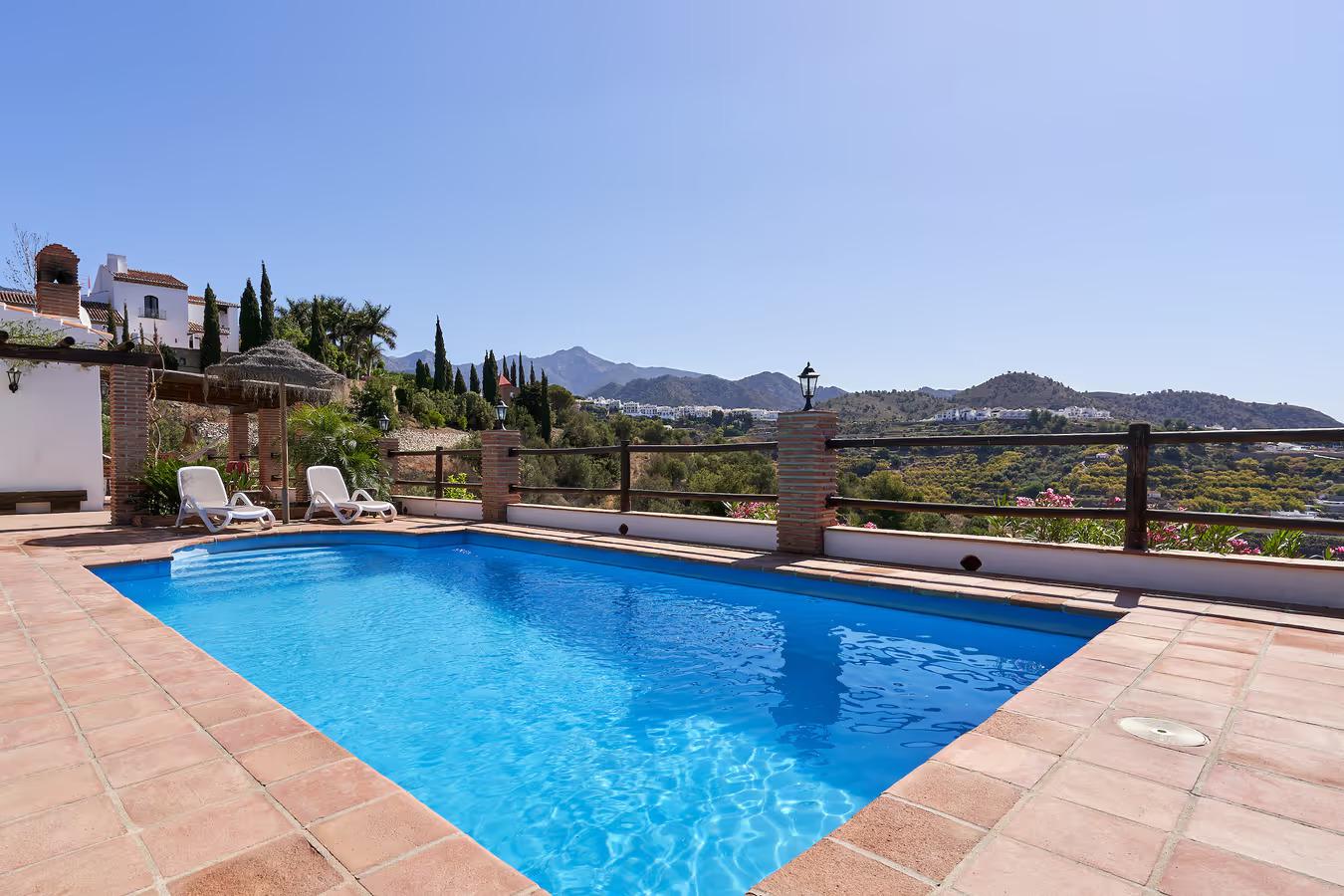 ,Beautiful villa with private pool and panoramic view