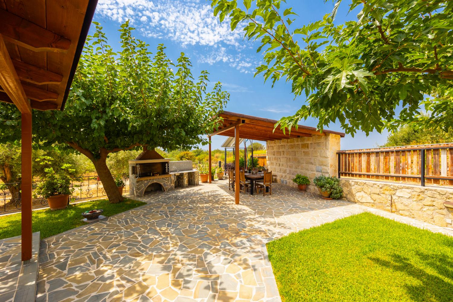 Terrace and garden area