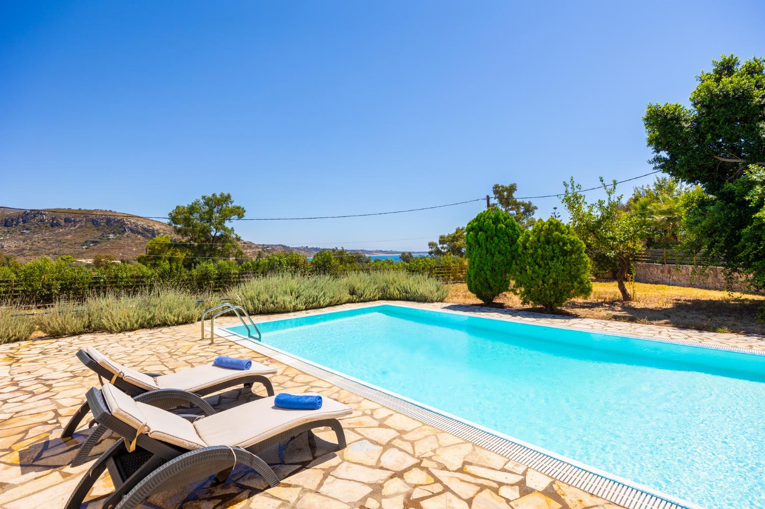 Private pool and terrace