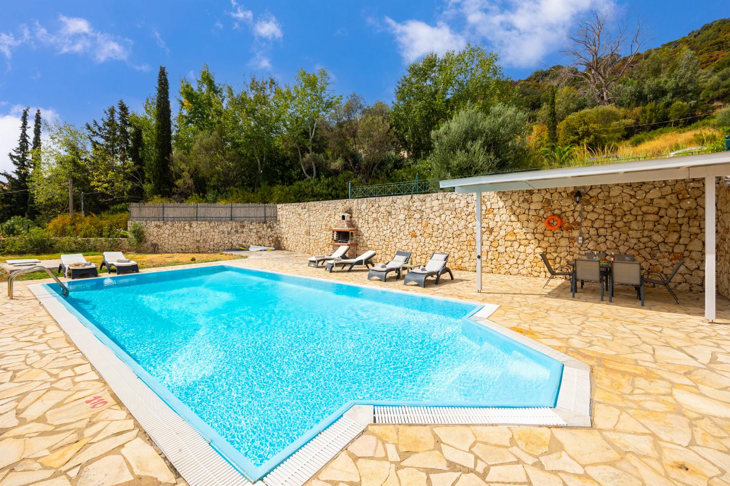 Private pool and terrace