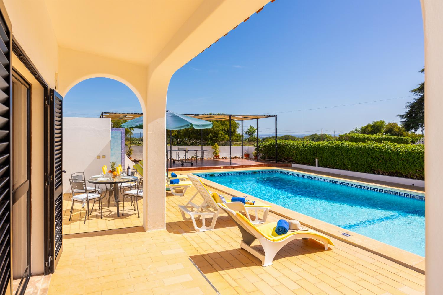 Private pool and terrace