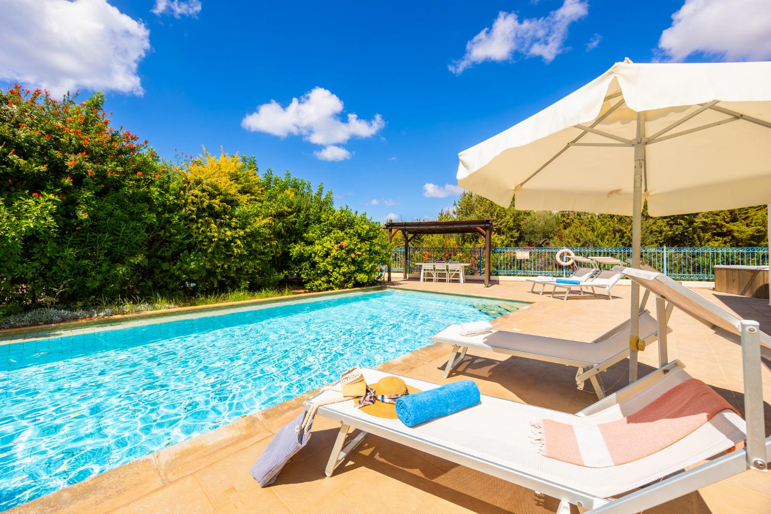 Private pool and terrace