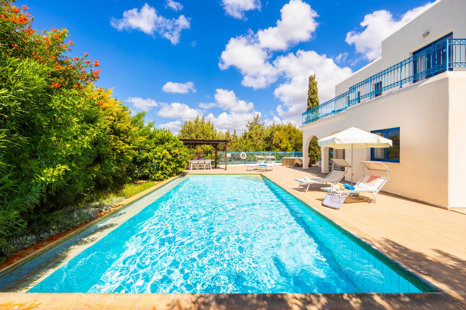 Private pool and terrace