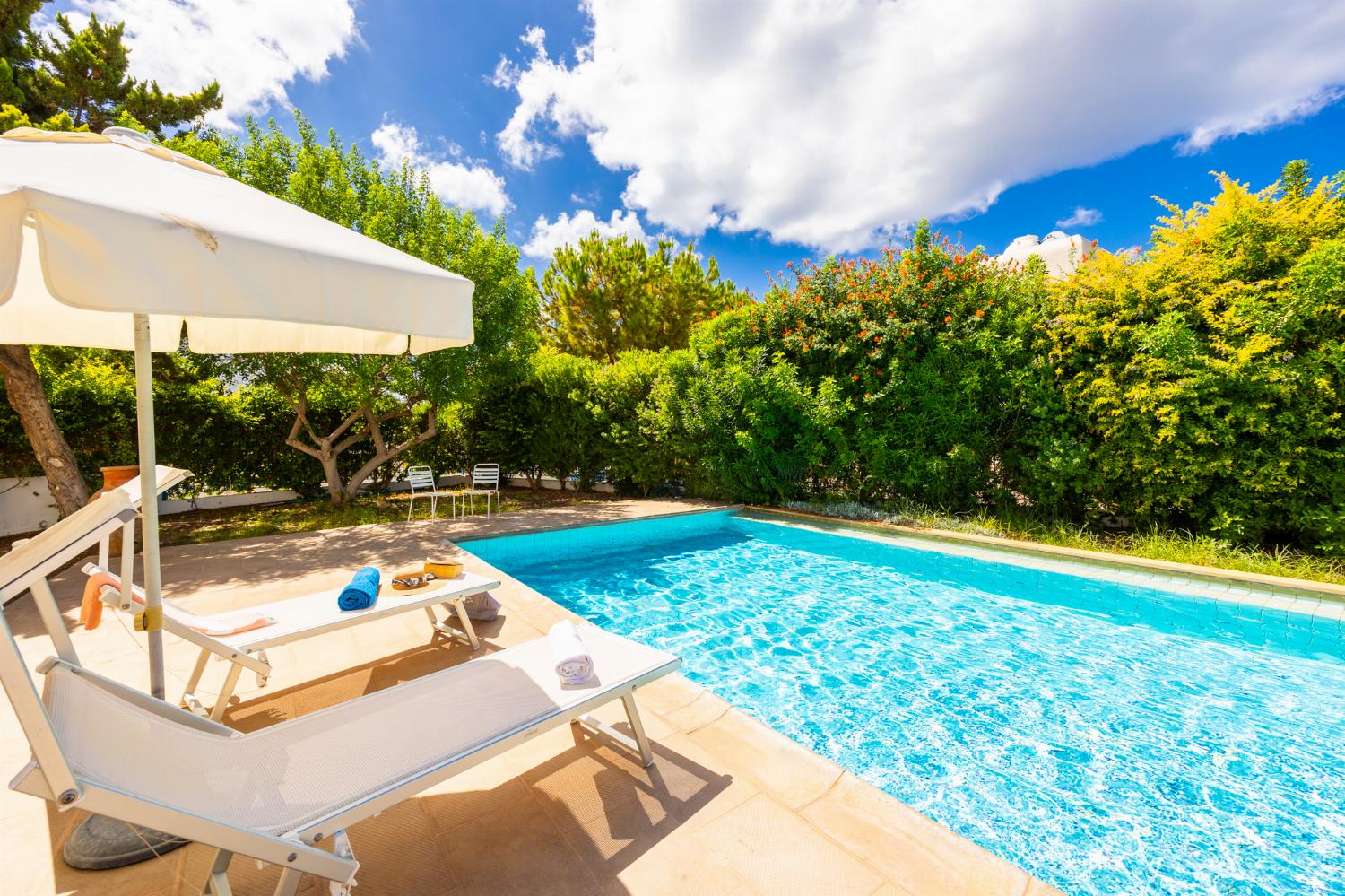 Private pool and terrace