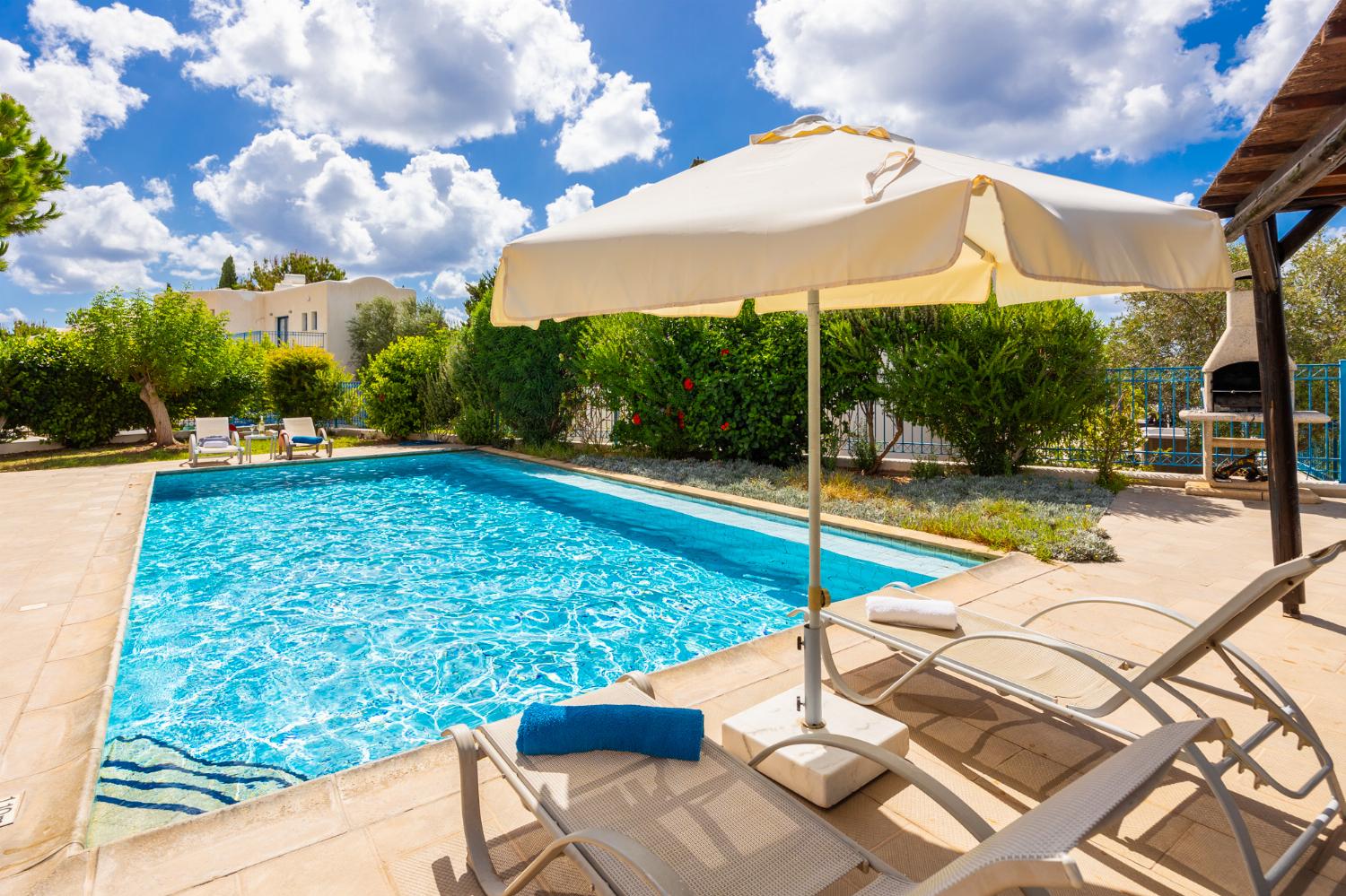 Private pool and terrace