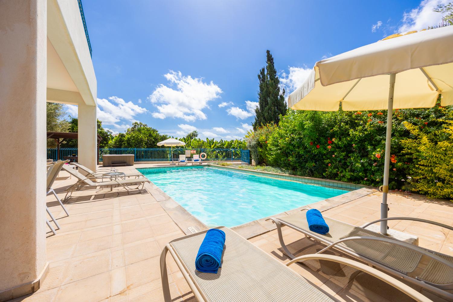 Private pool and terrace