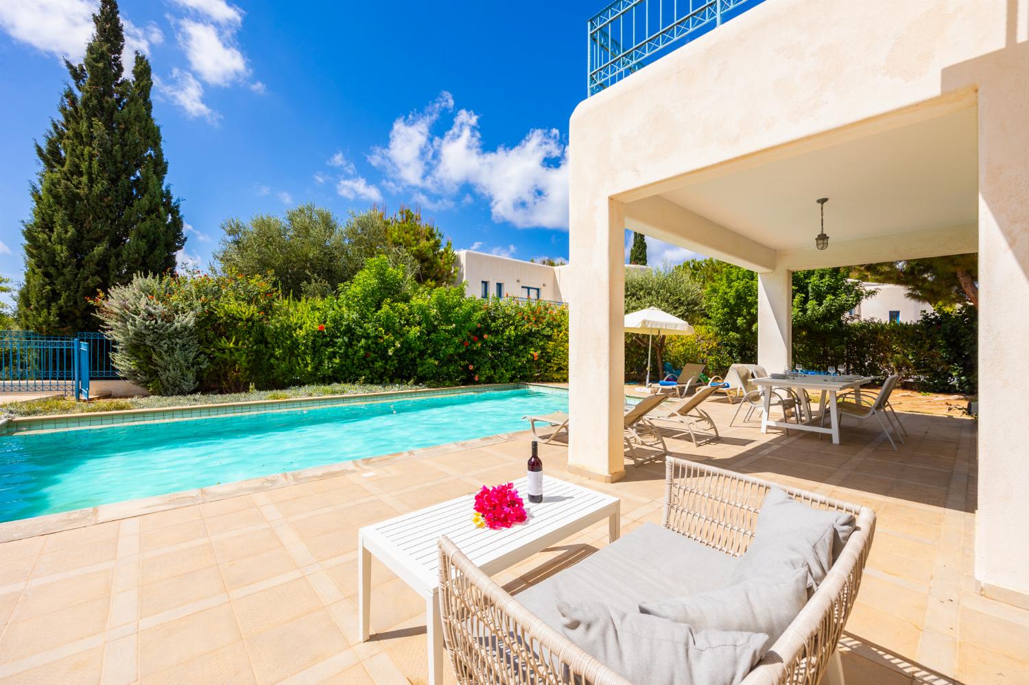 Private pool and terrace