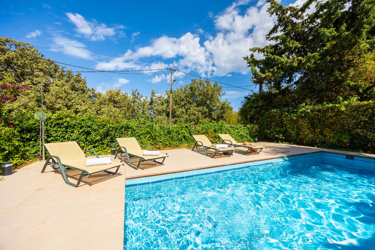 Private pool and terrace