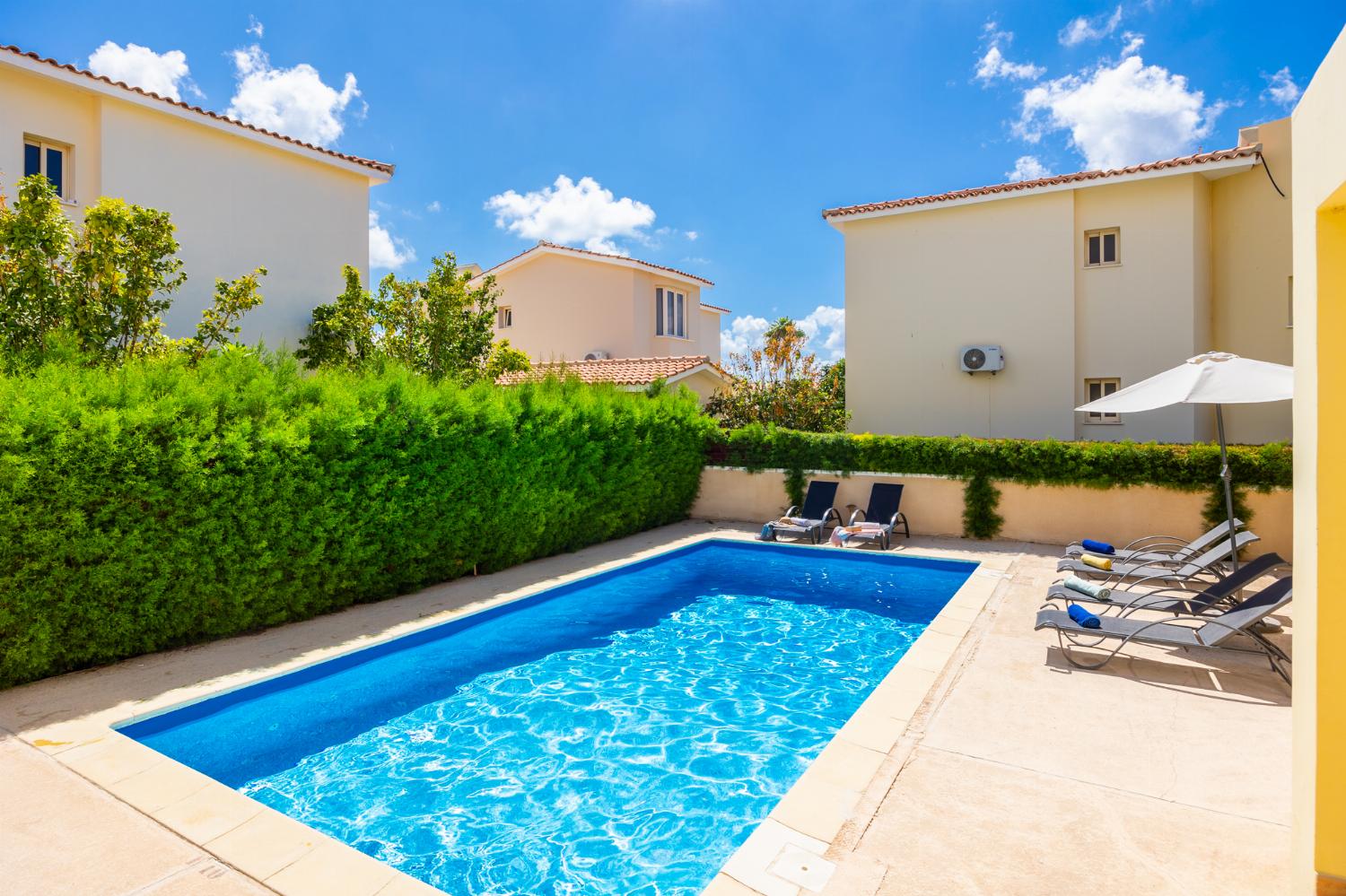 Private pool and terrace