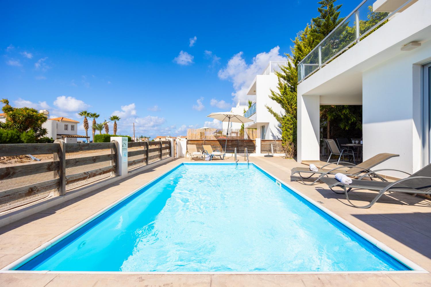 Private pool and terrace