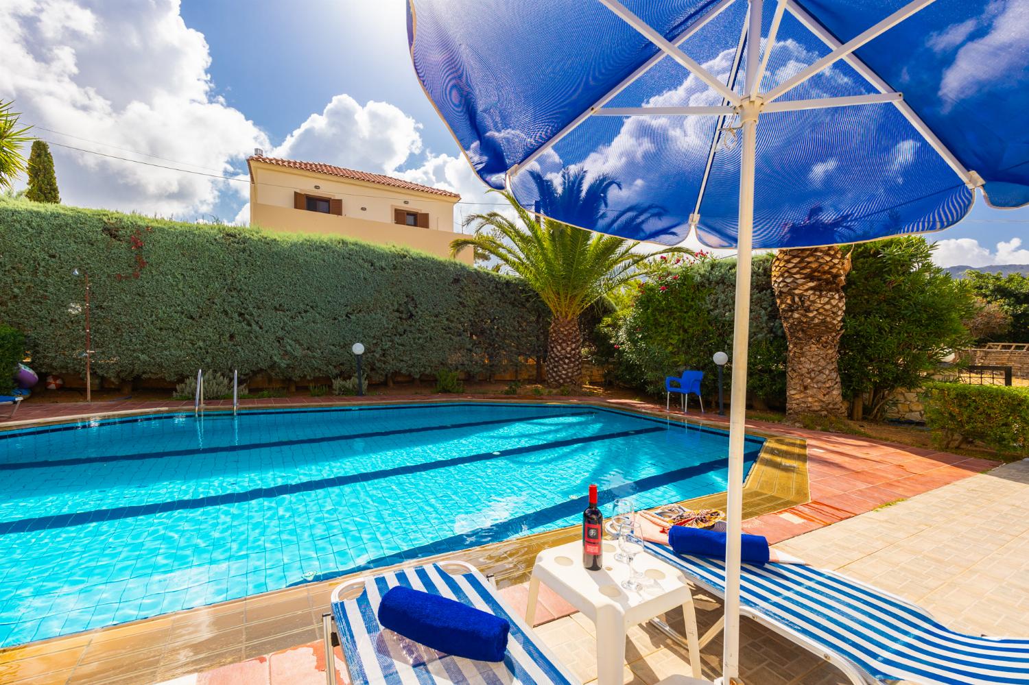 Private pool and terrace